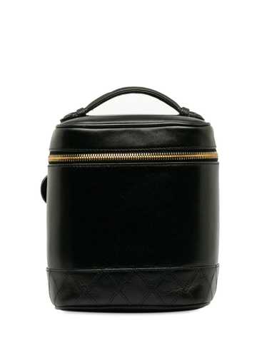 CHANEL Pre-Owned 1996-1997 Triple leather bucket bag - Black
