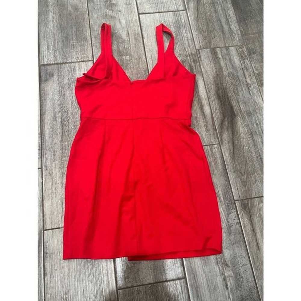 NBD Red Mini Dress Size Medium - image 4