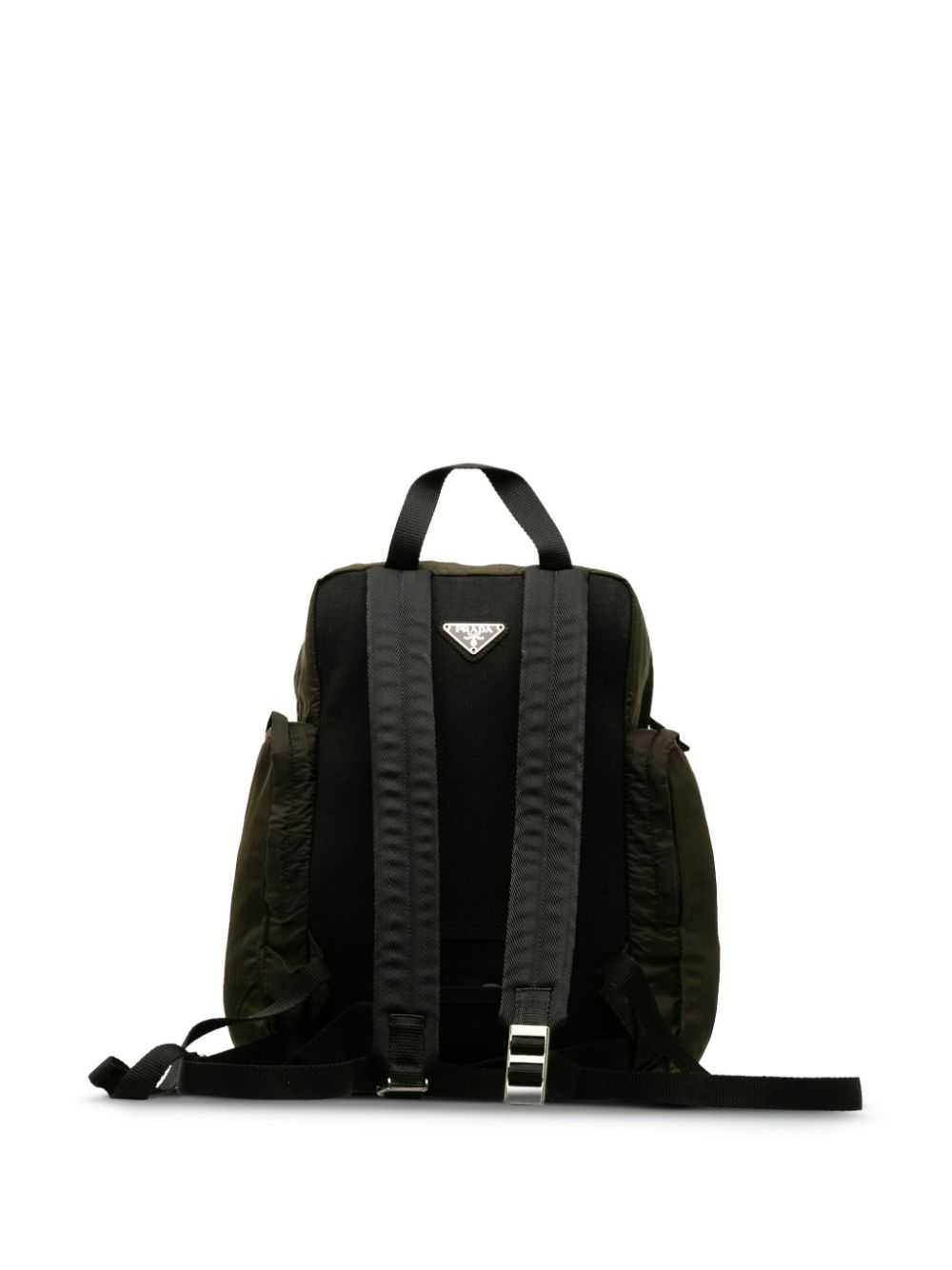 Prada Pre-Owned 2000-2013 triangle logo backpack … - image 2
