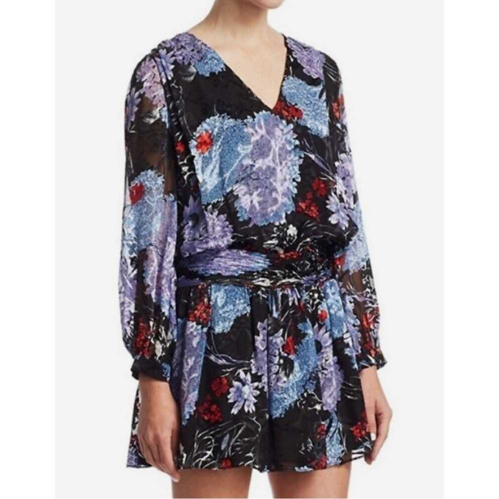 Alice + Olivia Silk Dress Women's 8 Long Sleeve B… - image 1