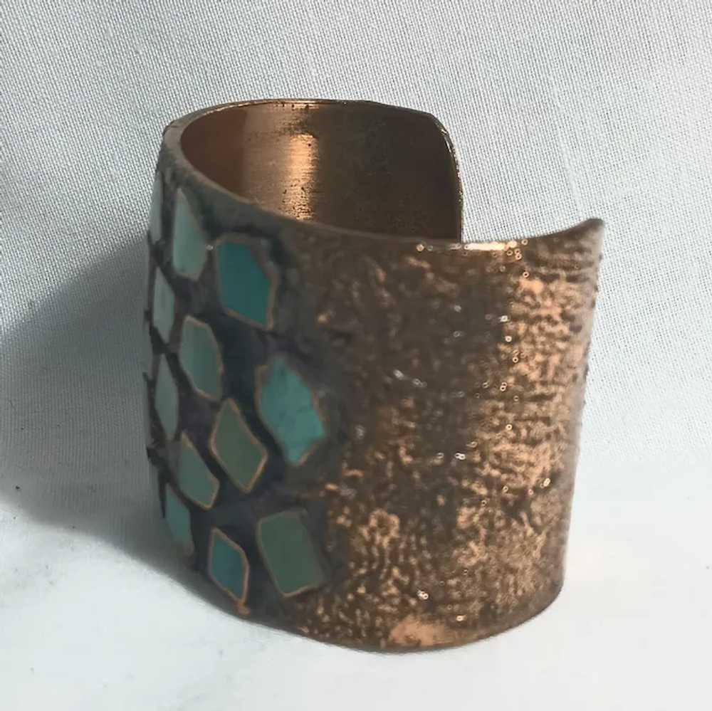 Bell Trading Post copper turquoise Corinthian cuf… - image 4