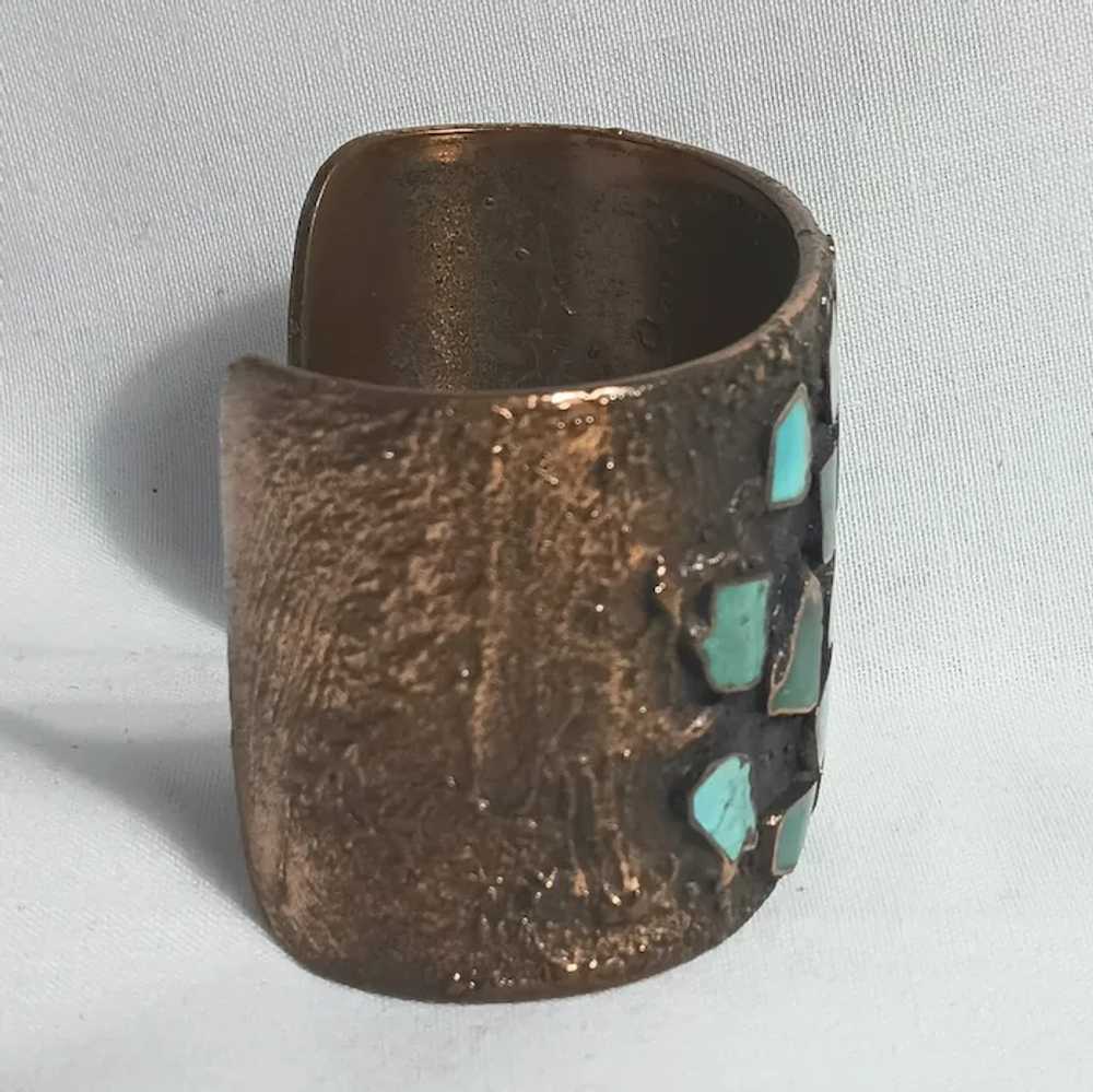 Bell Trading Post copper turquoise Corinthian cuf… - image 6