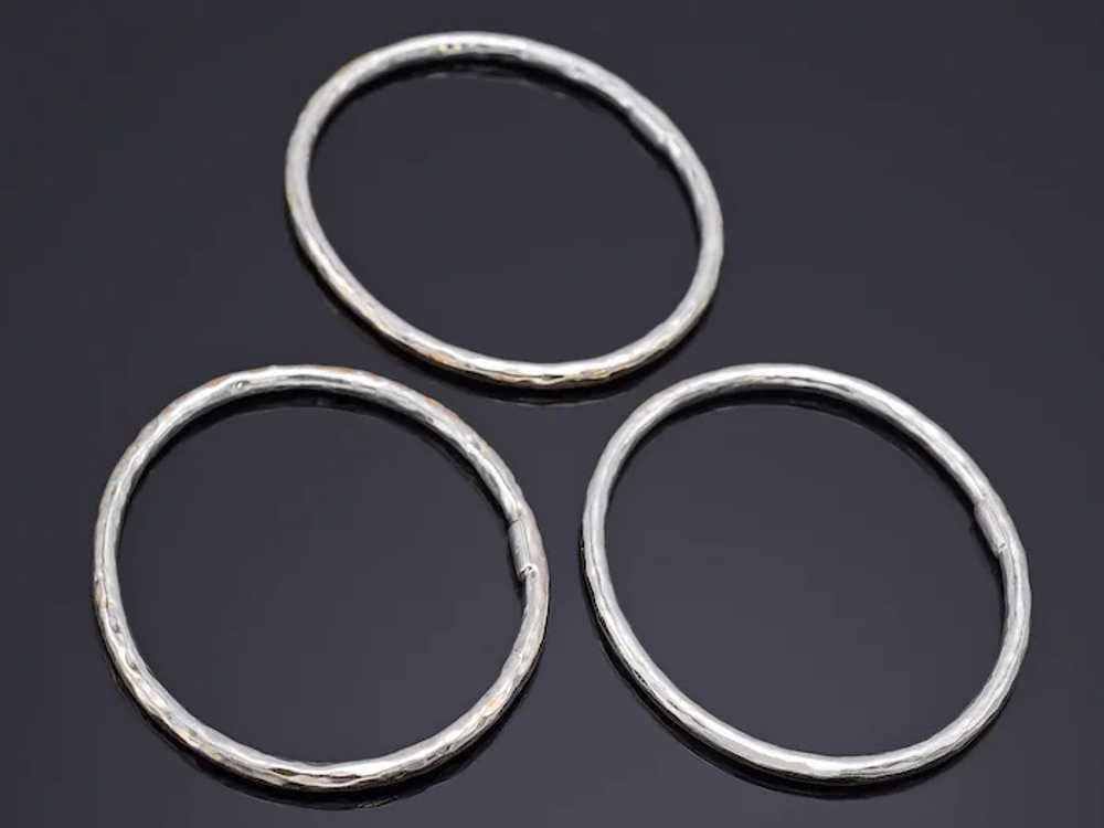 Set of 3 Ippolita Fatto A Mano Sterling Silver Ha… - image 4