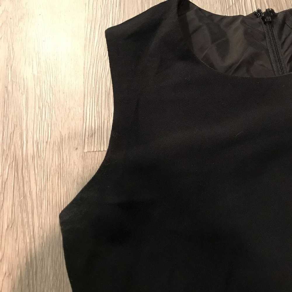 DKNY Black Asymmetrical Maxi Long Dress Size 4 - image 6