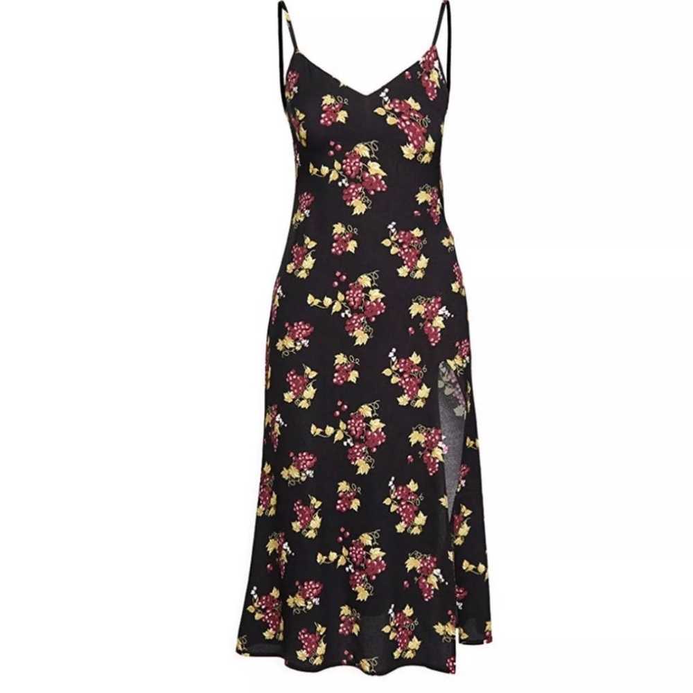 Reformation Crimini Slip Midi Dress in Grenache G… - image 10