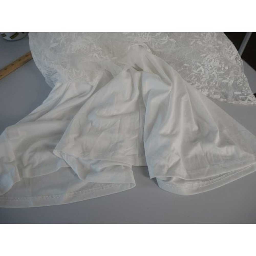 Lulu's White Mesh Embroidered Sleeveless tulle sk… - image 10