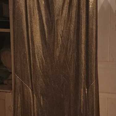 Aidan Mattox Gold Evening Gown - image 1