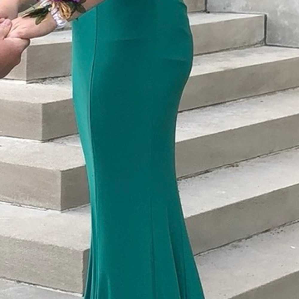 Emerald Two Piece Prom Dress - image 10