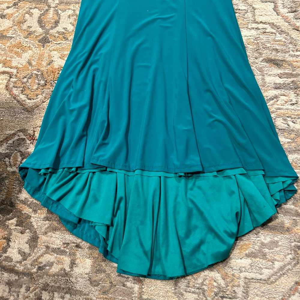 Emerald Two Piece Prom Dress - image 6