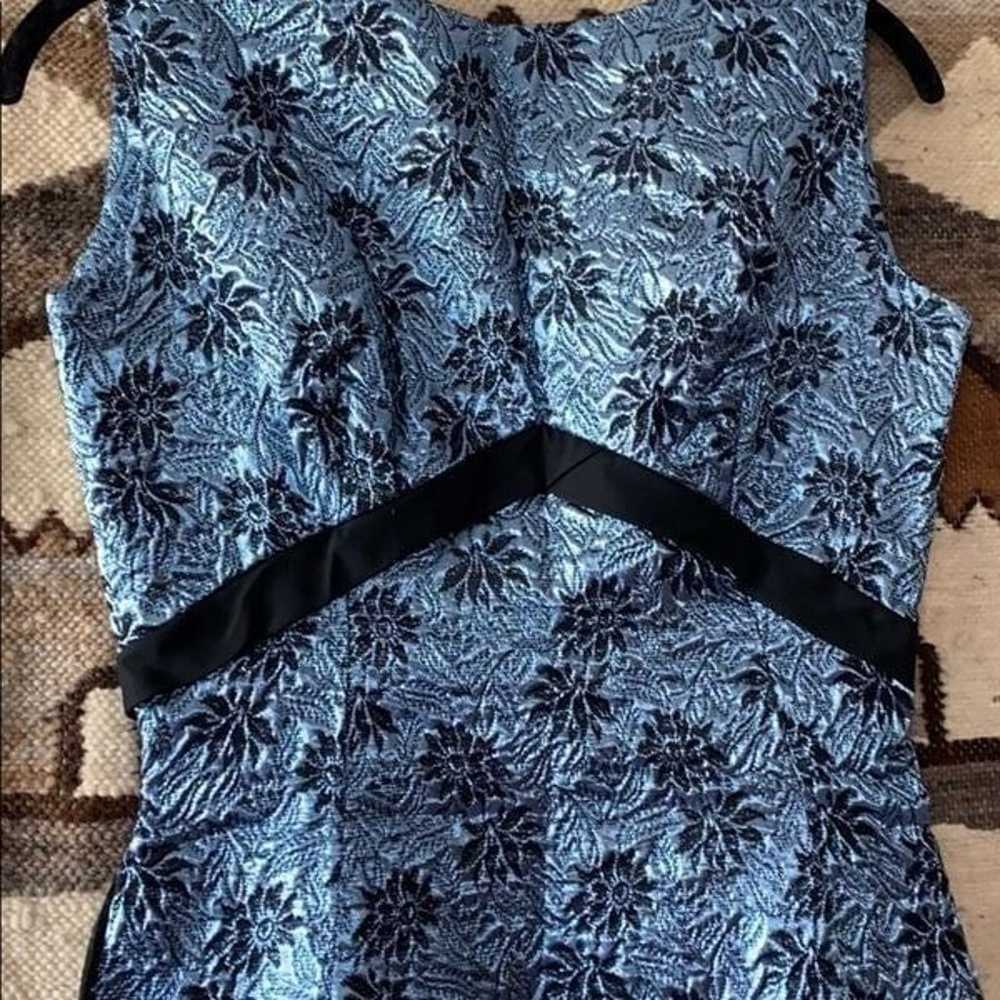 HOLIDAY DRESS VTG 1950’s Metallic cocktail dress - image 7
