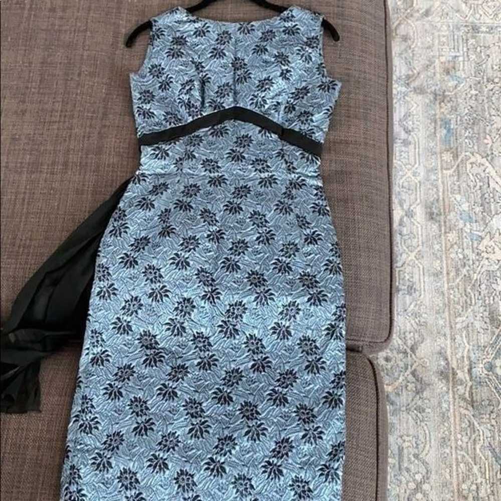 HOLIDAY DRESS VTG 1950’s Metallic cocktail dress - image 9