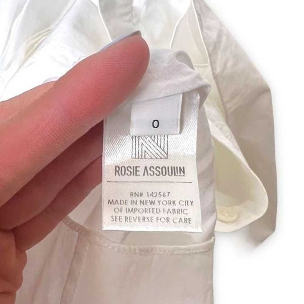 Rosie Assoulin Poplin Voluminous Cotton Shirt Dre… - image 10