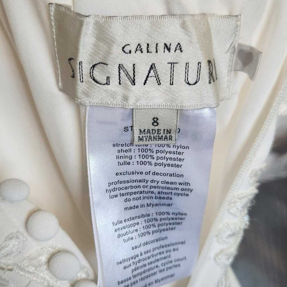 Galina Signature sheer bodice wedding dress - image 6