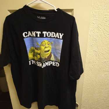 I Cant Today im Swamped Shrek T-shirt Size XXL