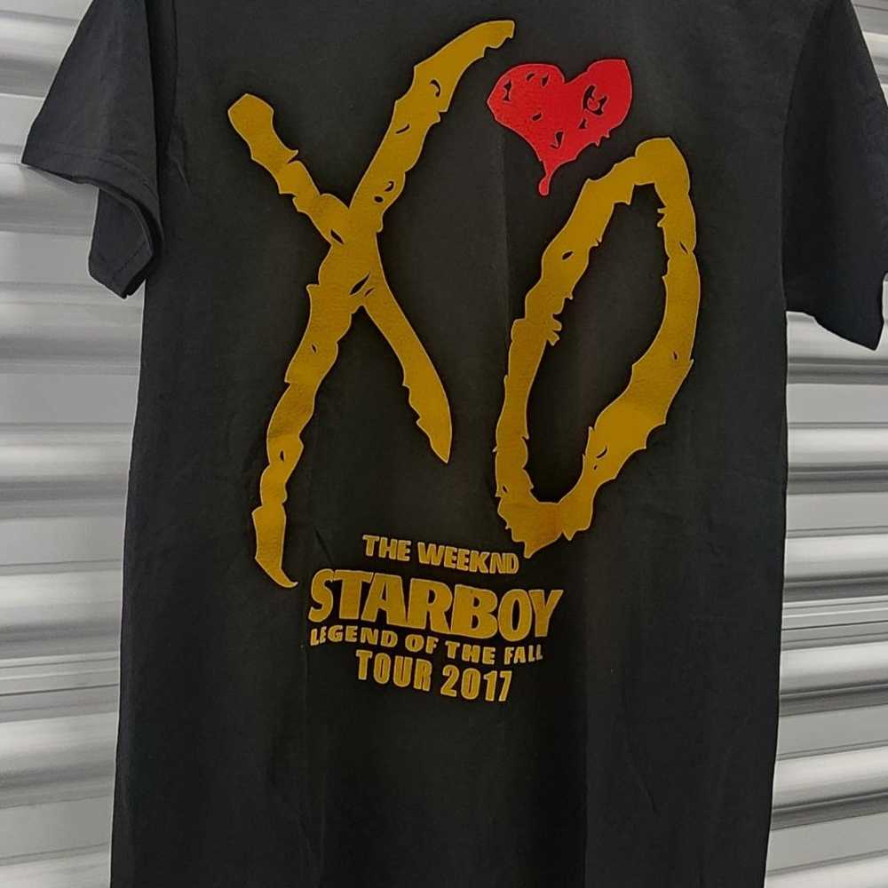 The  weekend starboy 2017  tour t-shirt small - image 2