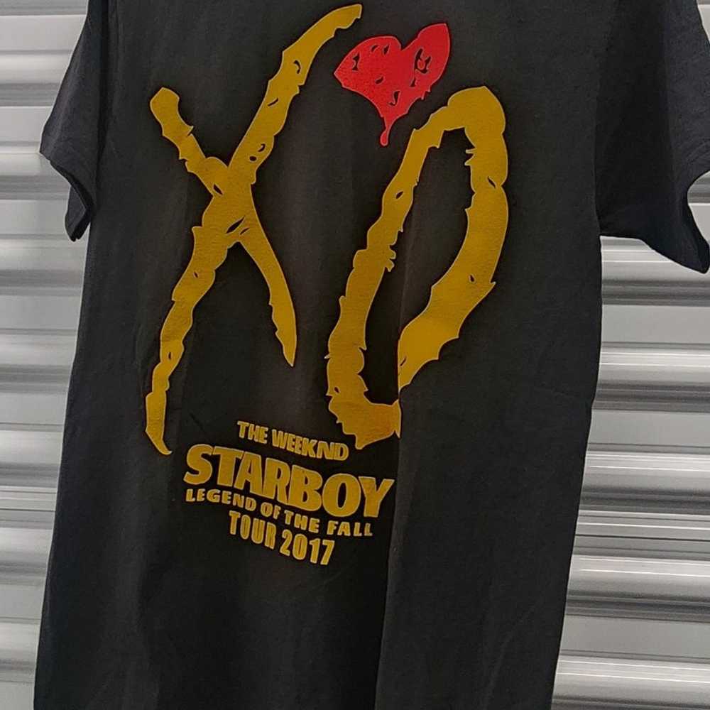 The  weekend starboy 2017  tour t-shirt small - image 3