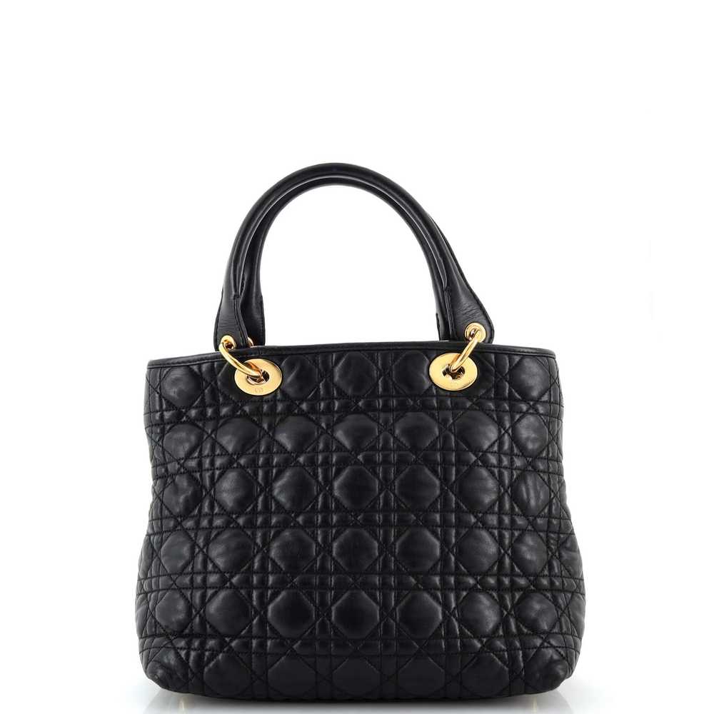 Christian Dior Lady Dior Soft Tote Cannage Quilt … - image 3