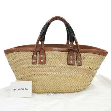BALENCIAGA Bistro Pannier Basket Bag Handbag 45265