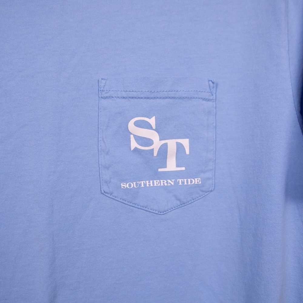 Southern Tide light blue pocket t-shirt-L - image 2