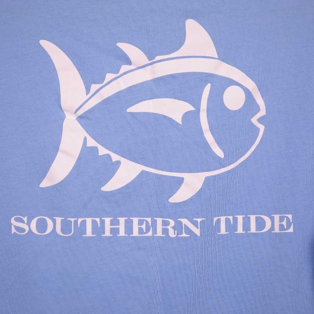 Southern Tide light blue pocket t-shirt-L - image 4