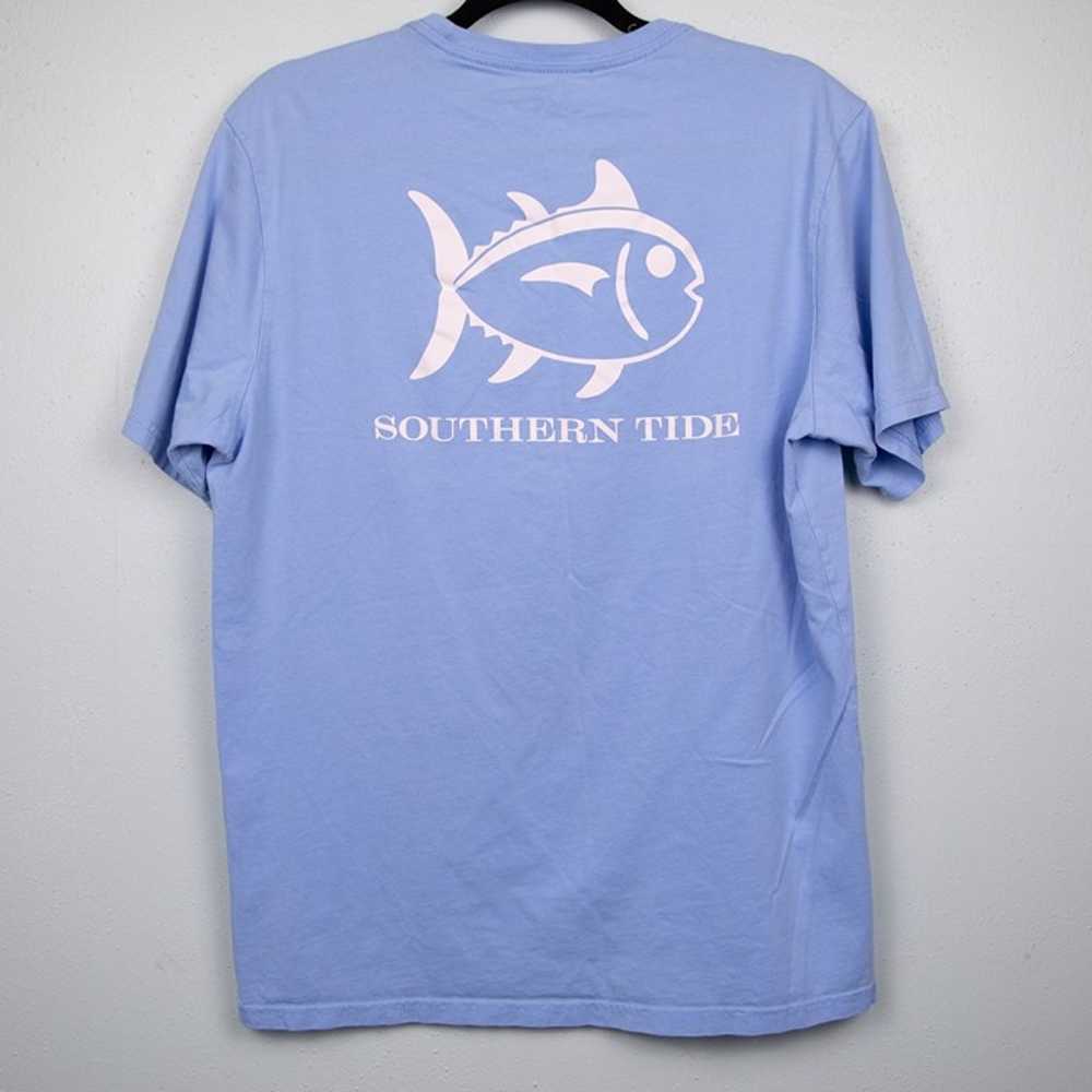 Southern Tide light blue pocket t-shirt-L - image 5