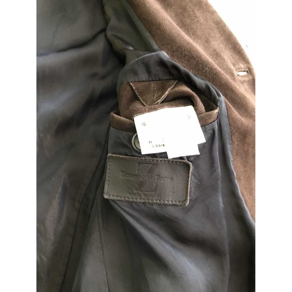 Ermenegildo Zegna Leather coat - image 3
