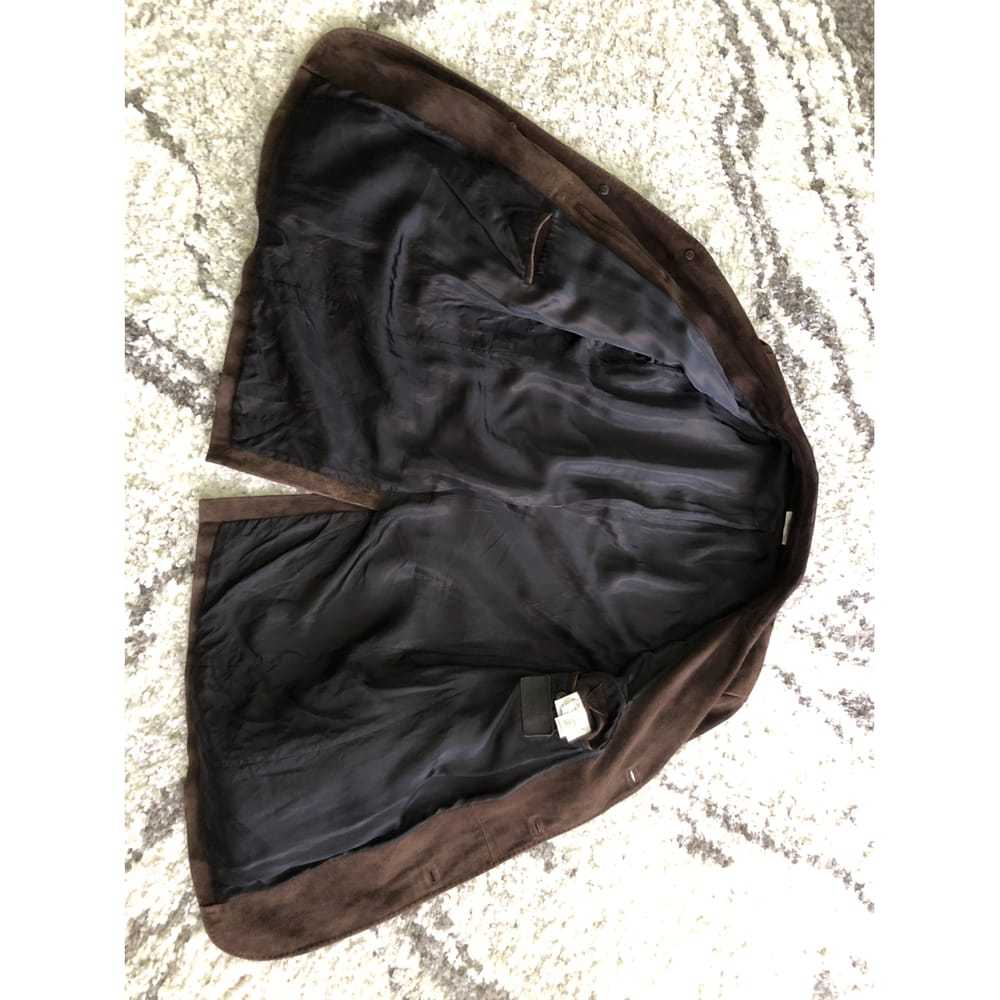 Ermenegildo Zegna Leather coat - image 5