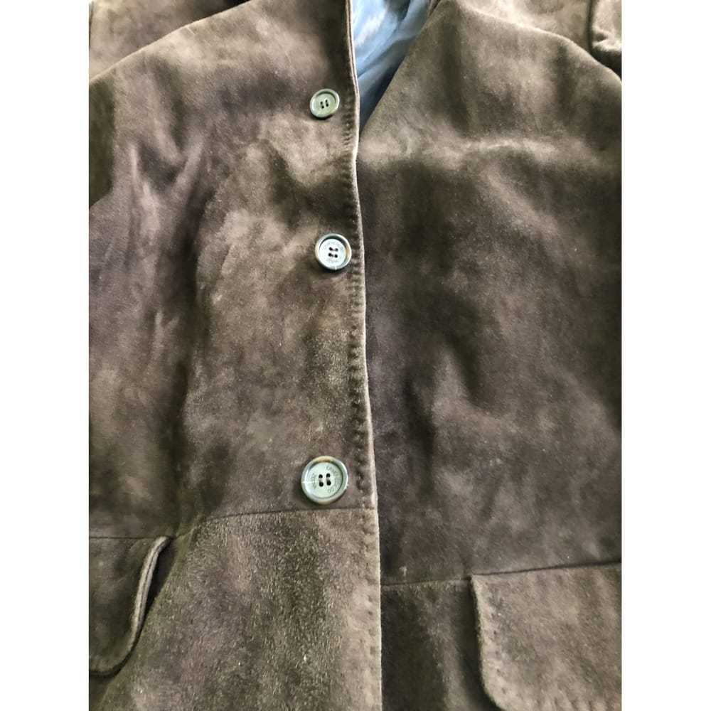 Ermenegildo Zegna Leather coat - image 7
