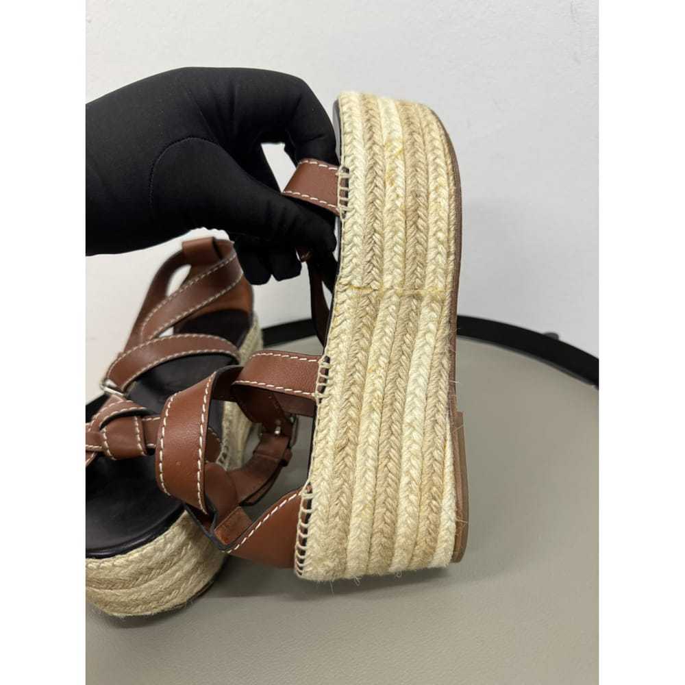 Loewe Leather espadrilles - image 8