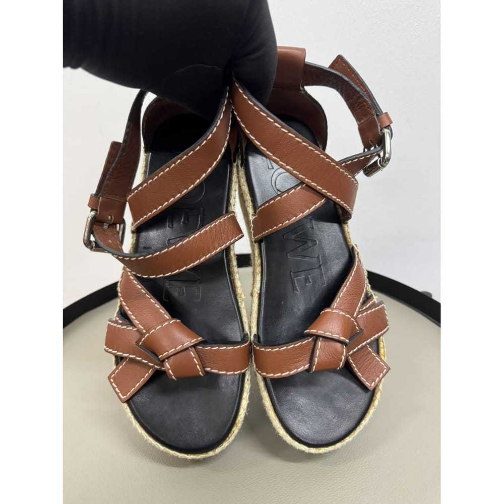 Loewe Leather espadrilles - image 9