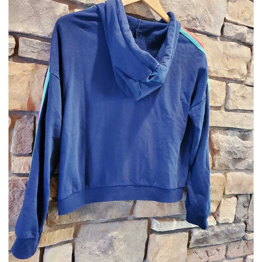 BB Dakota BB Dakota Hooded Zip Up Sweatshirt Blue… - image 4