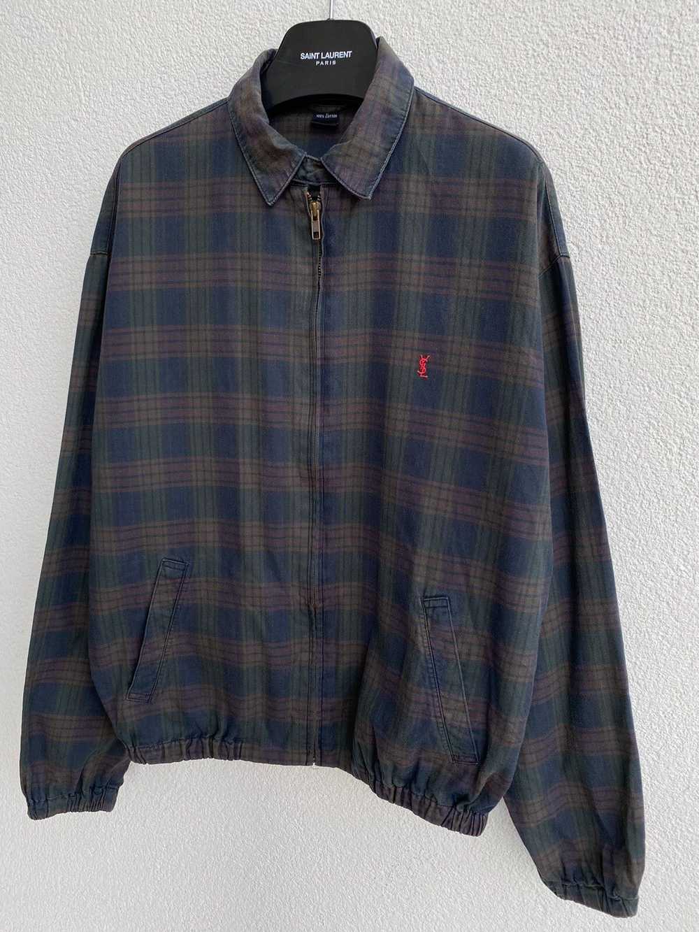 Vintage × Yves Saint Laurent 90s YSL Jacket Cotto… - image 2