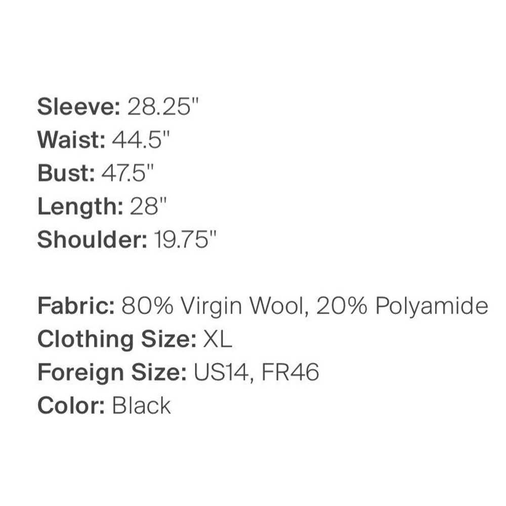 Givenchy VTG 80s 90s givenchy wool blend fringe b… - image 8