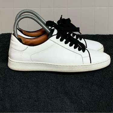 Frye FRYE ALEXIS LEATHER LOW TOO SHOES WHITE BLACK