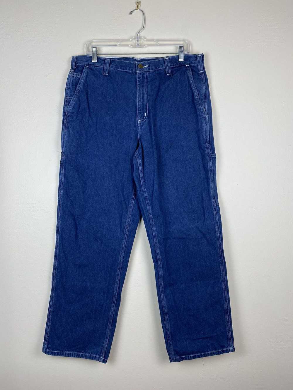 Carhartt × Streetwear × Vintage Vintage Blue Cont… - image 2