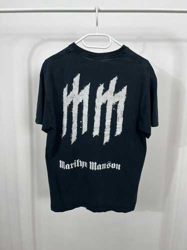 Band Tees × Vintage Marilyn Manson MM Double Cross