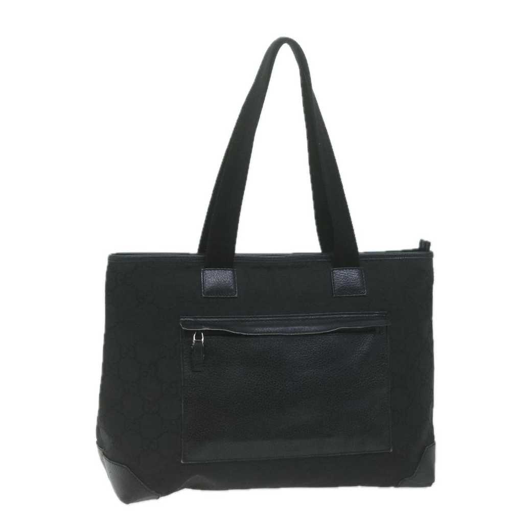 Gucci GUCCI GG Canvas Tote Bag Outlet Black 18044… - image 1