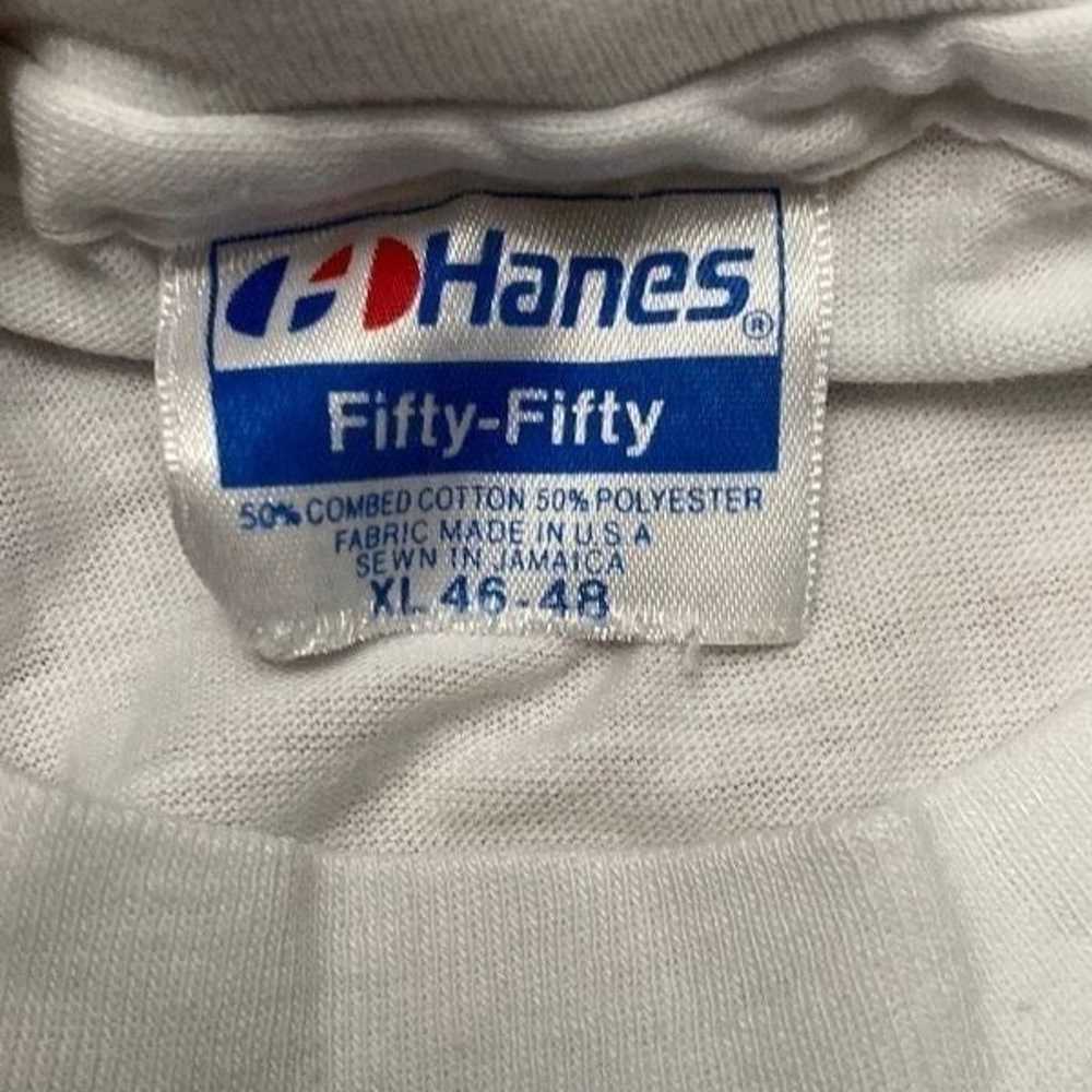 Vintage 1987 Hanes Fifty Fifty TENNIS Single Stit… - image 4