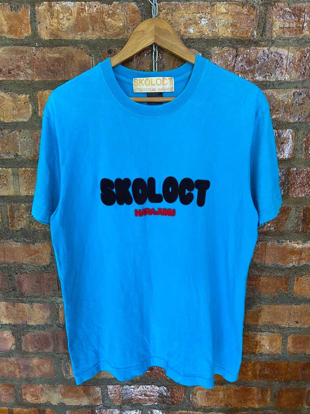 Japanese Brand × Skoloct Harajuku velvet print tee - image 2