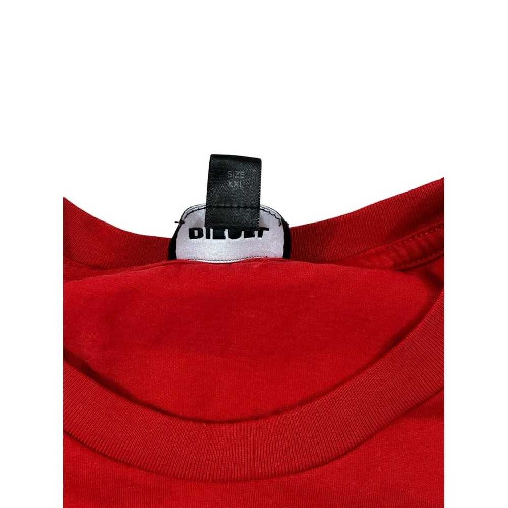 Diesel Men Red Short Sleeve Crew Neck T-Shirt Sz … - image 6