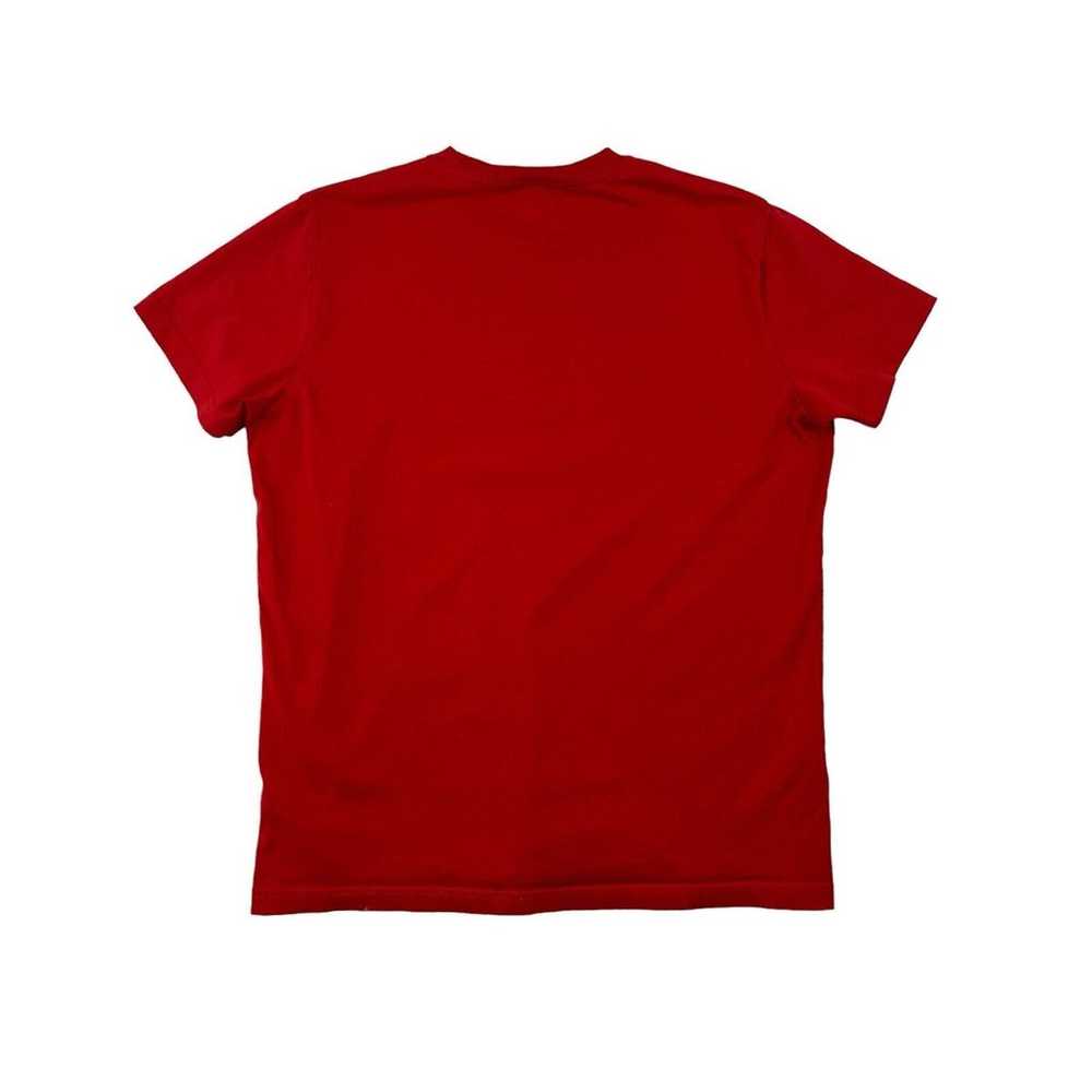 Diesel Men Red Short Sleeve Crew Neck T-Shirt Sz … - image 8