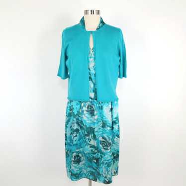 Vintage Armani Collezioni Silk Dress Shrug Set Wo… - image 1