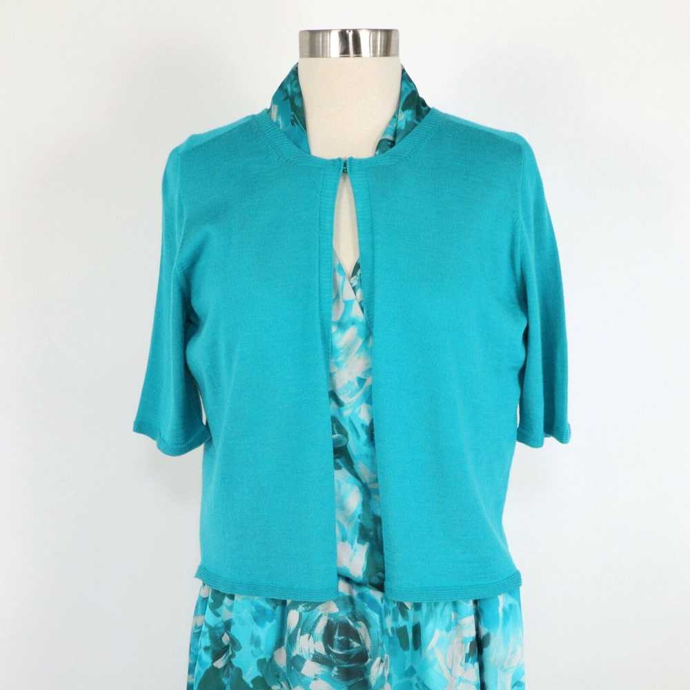 Vintage Armani Collezioni Silk Dress Shrug Set Wo… - image 2
