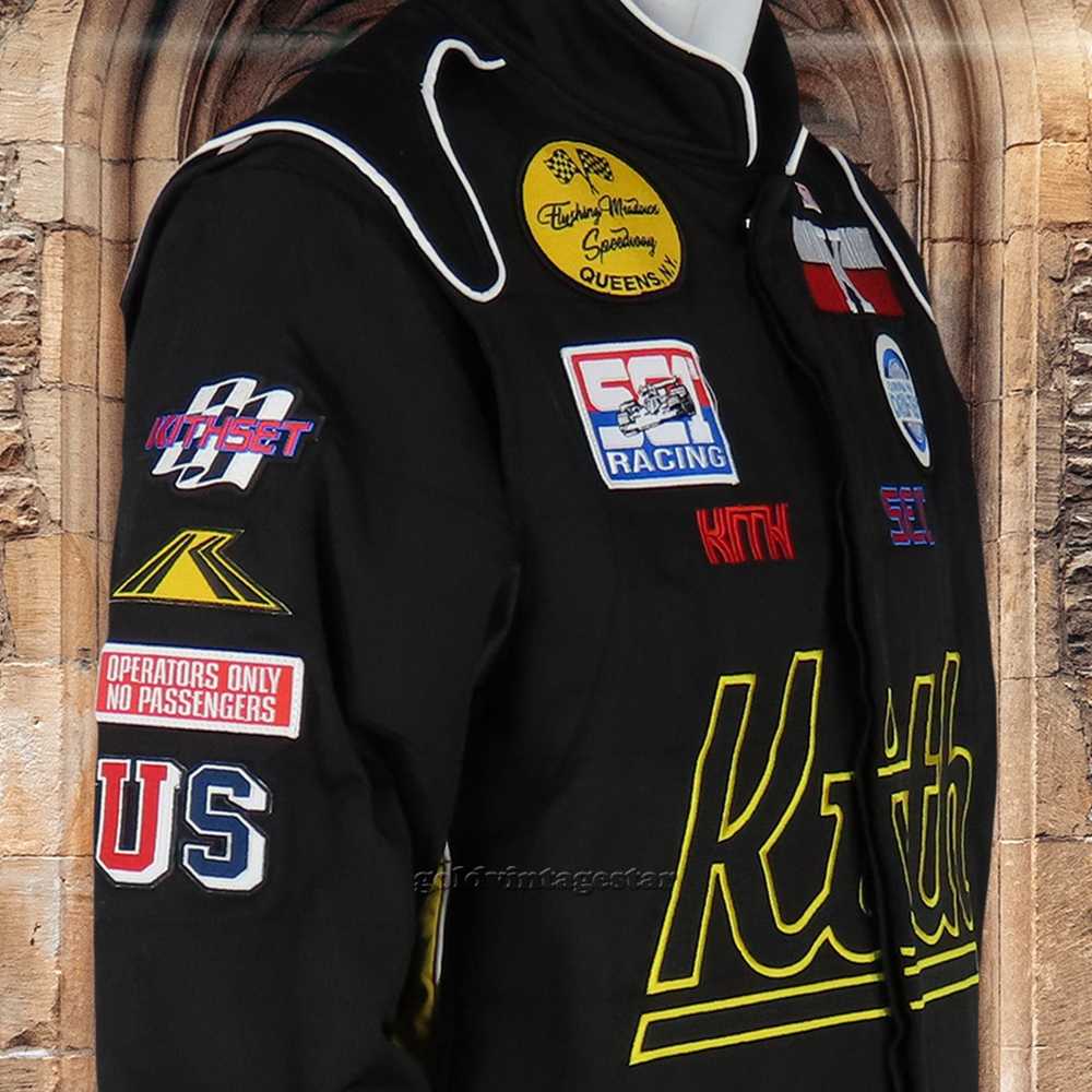 Other Kith Racing Patches Snap Satin Jacket M Bol… - image 6