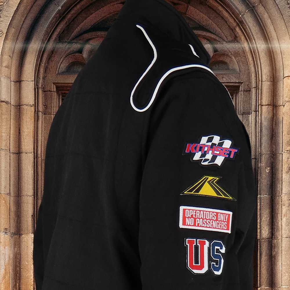 Other Kith Racing Patches Snap Satin Jacket M Bol… - image 8