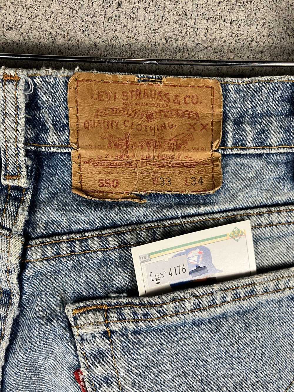 Levi's × Vintage Vintage 1990s Levi 550 Jeans Mad… - image 6
