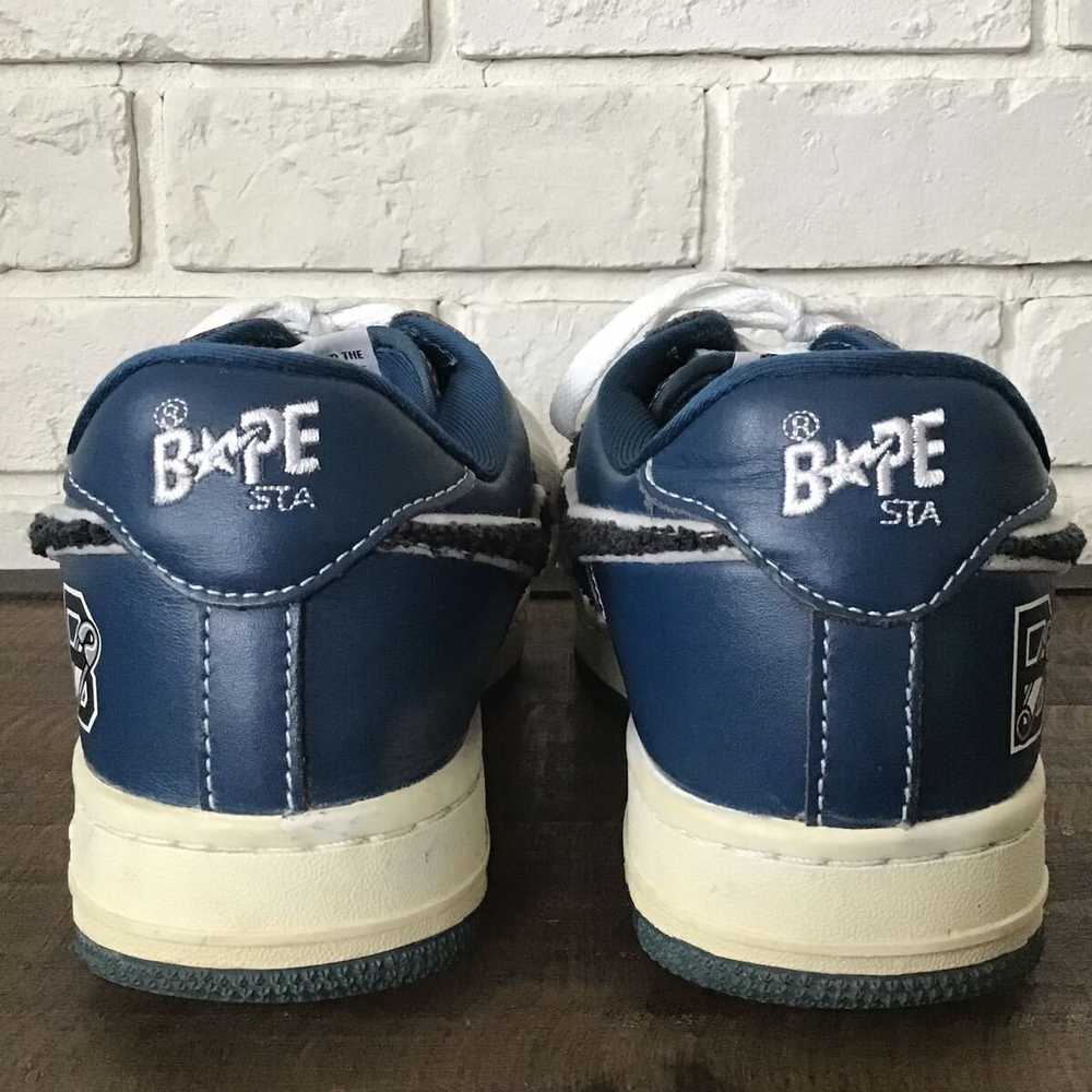 Bape Leather BAPE STA sneakers a bathing ape shoe… - image 5
