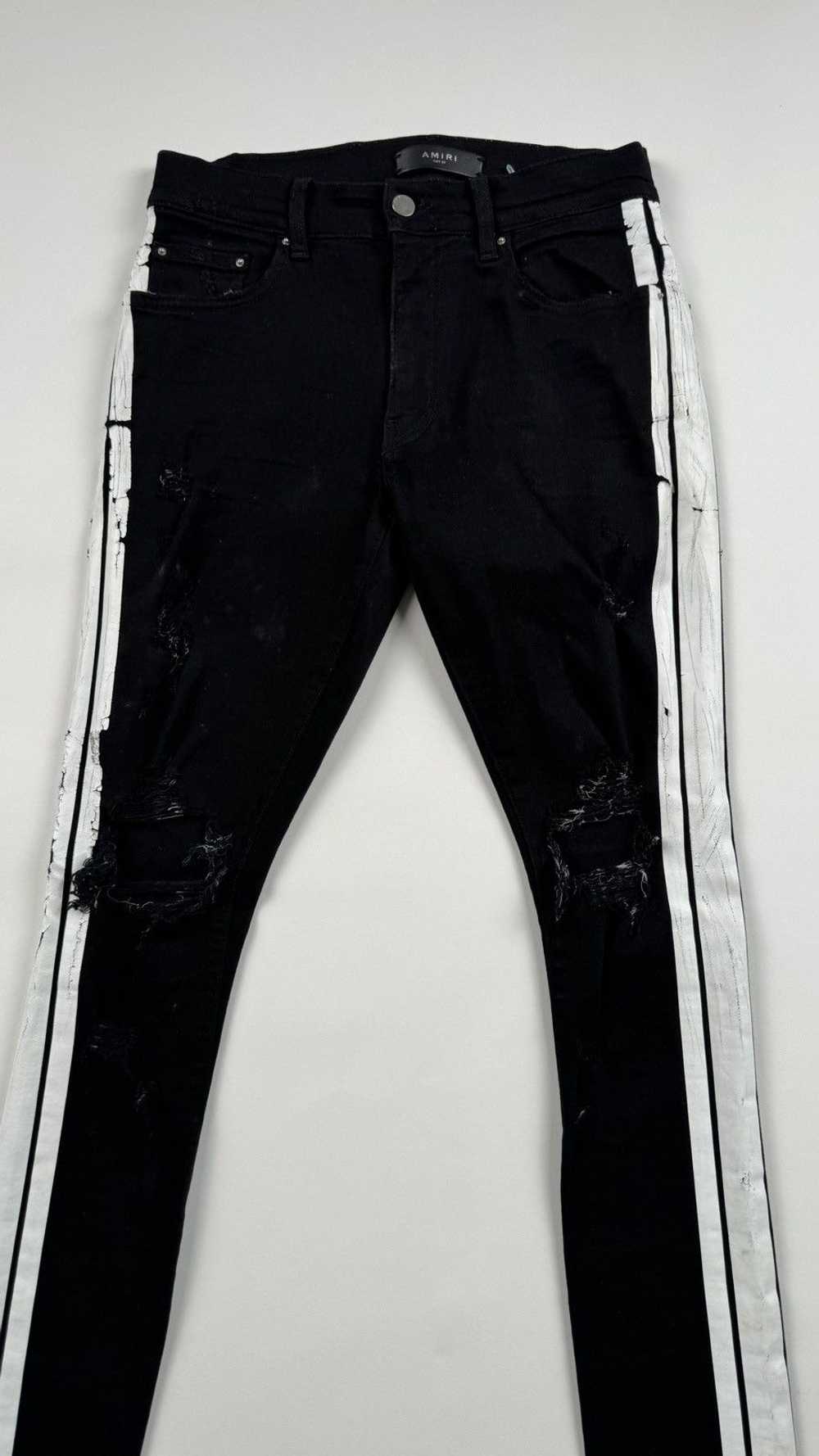 Amiri Amiri Side Stripe Denim - image 3