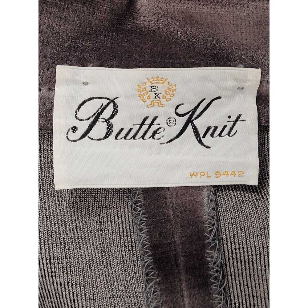 Vintage Vintage Butte Knit Velour Rhinestone Butt… - image 5