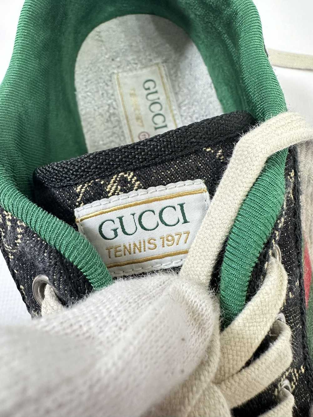 Gucci Gucci Tennis 1977 Shoes Monogram Web Navy - image 11